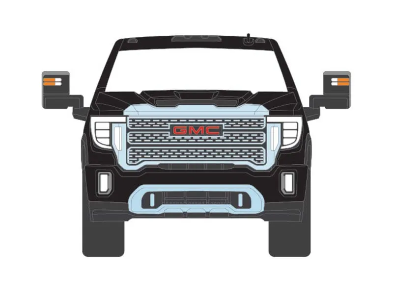 48 COUNT CASE 2022 GMC Sierra 2500 Denali - Onyx Black (Exclusive) Diecast 1:64 Scale Model - Karson Diecast Co. 51510A-48PKCASE