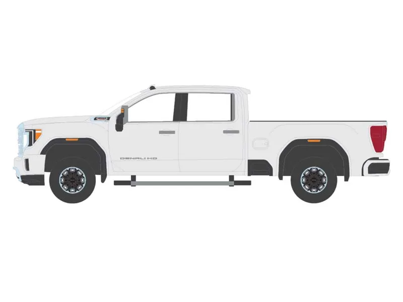 48 COUNT CASE 2022 GMC Sierra 2500 Denali - Summit White (Exclusive) Diecast 1:64 Scale Model - Karson Diecast Co. 51510B-48PKCASE