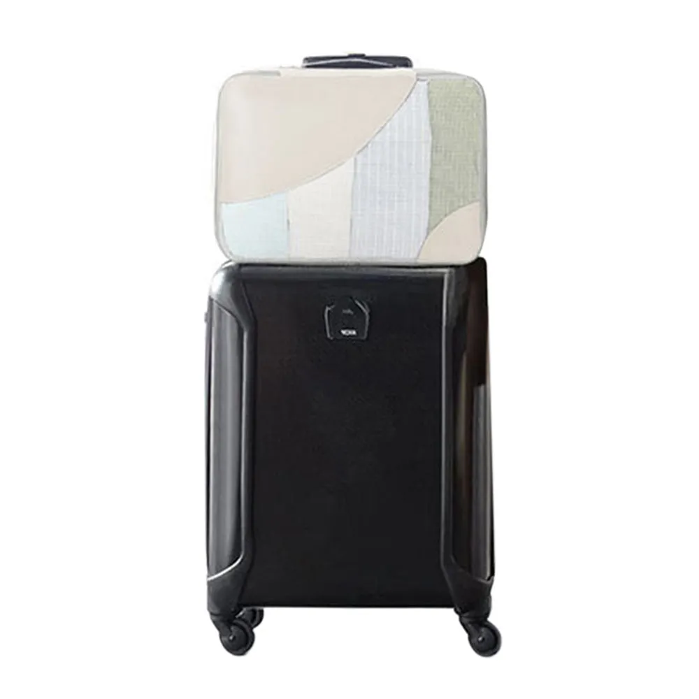 8Pcs Set Travel Packing Cubes Compression Storage Bags for Suitcases Beige