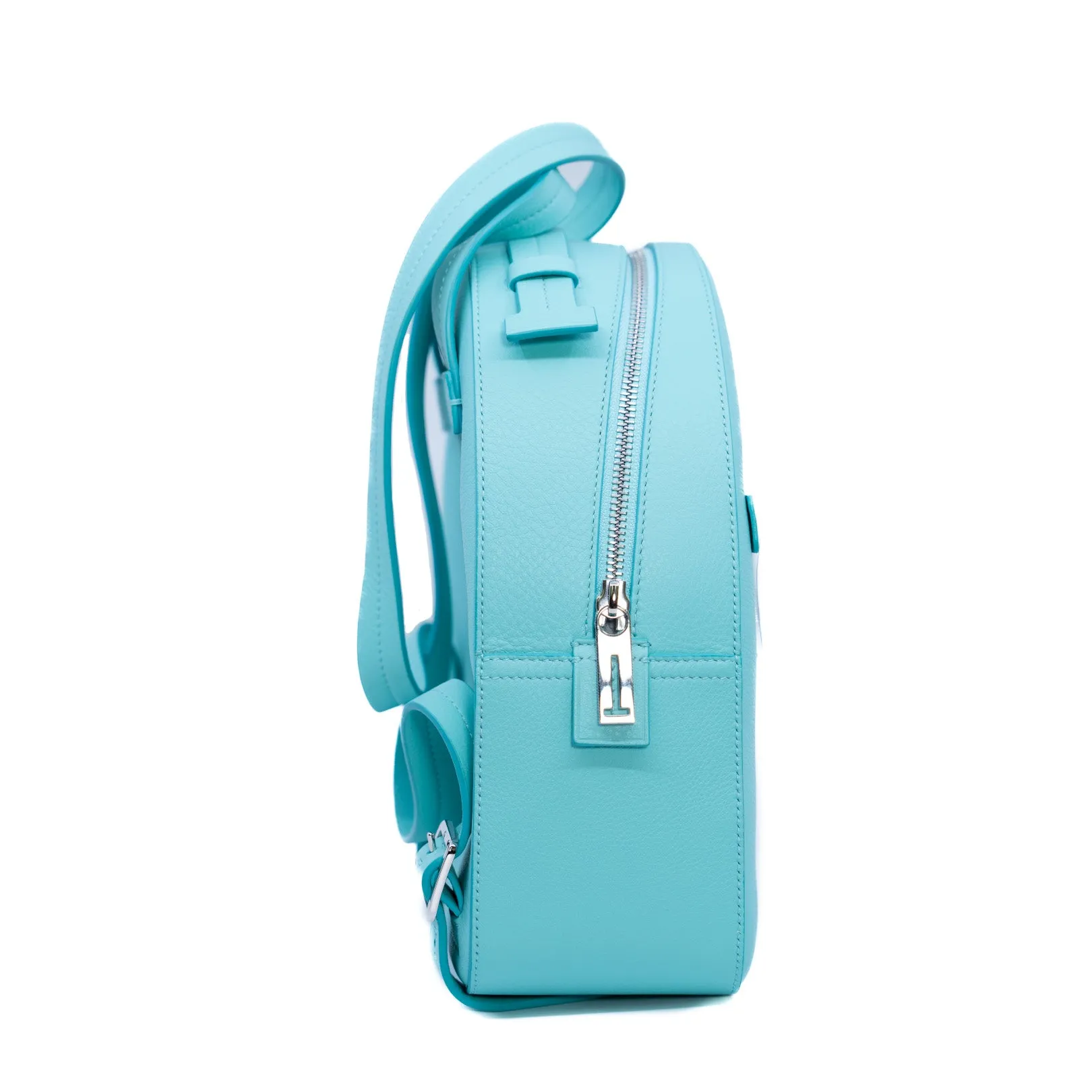 Backpacks Casual Style Calfskin Leather Elegant Style Logo Blue PHW