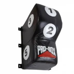 BLACK/WHITE LEATHER UPPERCUT WALL PAD