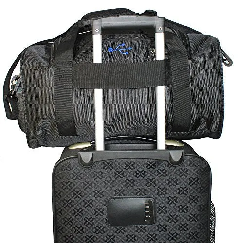 Boardingblue underserat 17” United Airlines Under Seat Personal item Duffel Bag (Blue)