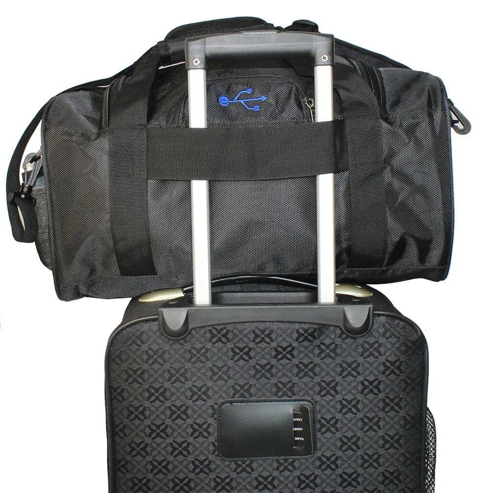 Boardingblue underserat 17" United Airlines Under Seat Personal item Duffel Bag (Blue)