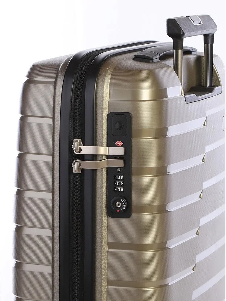 Cellini Microlite Hardshell 75cm Large Spinner Black (3.68kg)