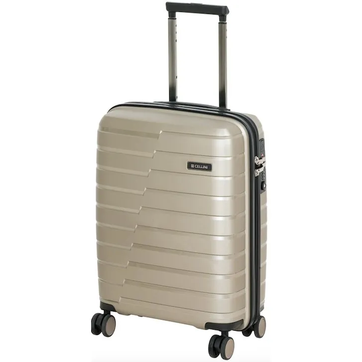Cellini Microlite Hardshell 75cm Large Spinner Black (3.68kg)