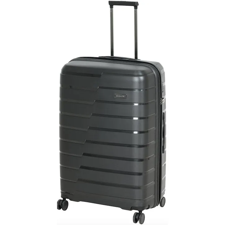 Cellini Microlite Hardshell 75cm Large Spinner Black (3.68kg)