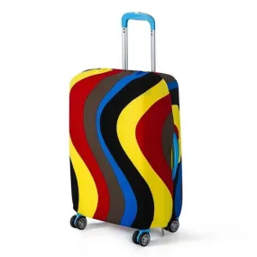 Dark Ripples | Basic Design | Luggage Suitcase Protective Cover