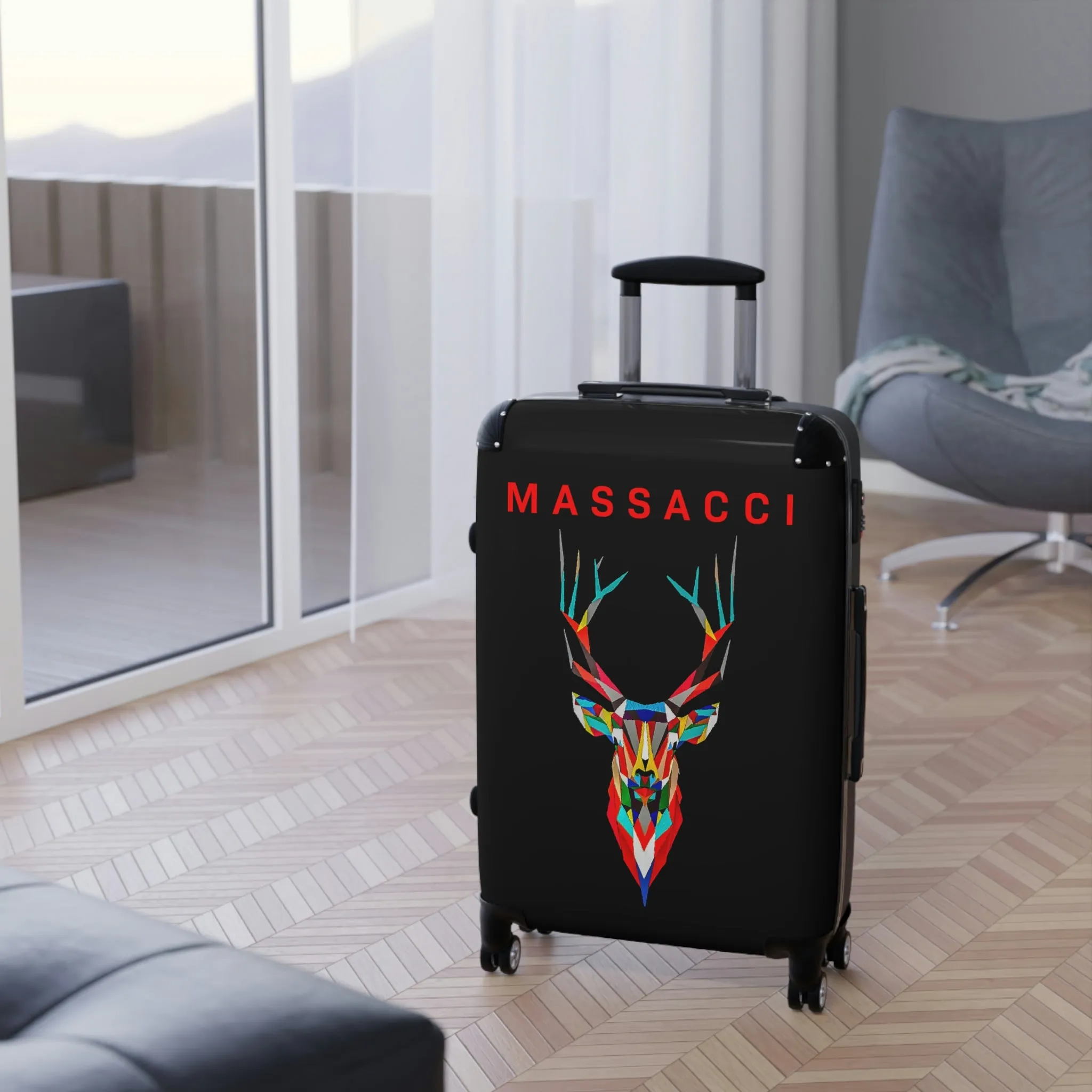 Deer In Headlights, Travel Unique Suitcase