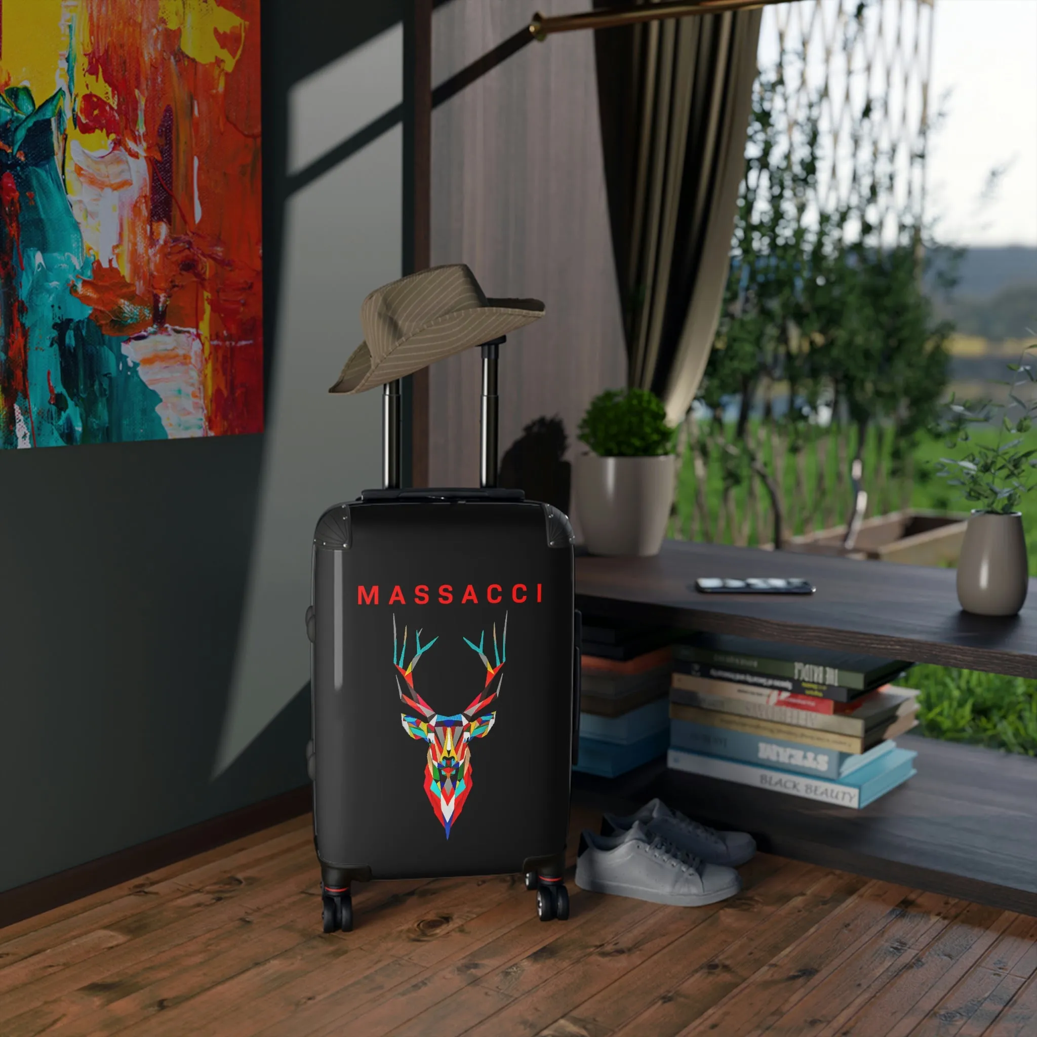 Deer In Headlights, Travel Unique Suitcase