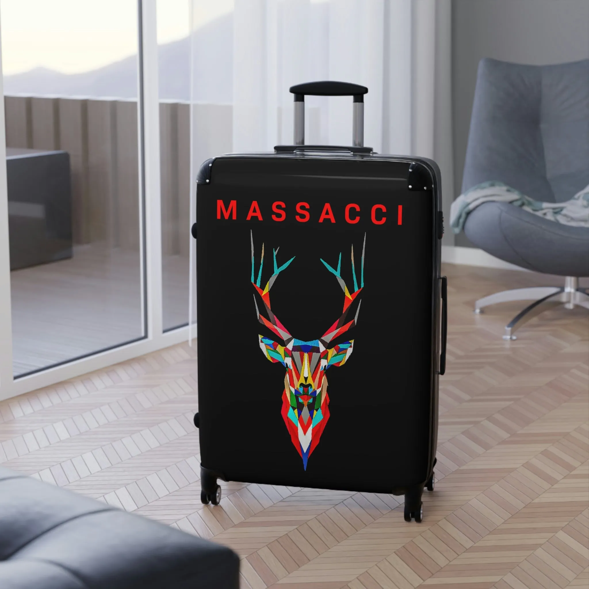 Deer In Headlights, Travel Unique Suitcase