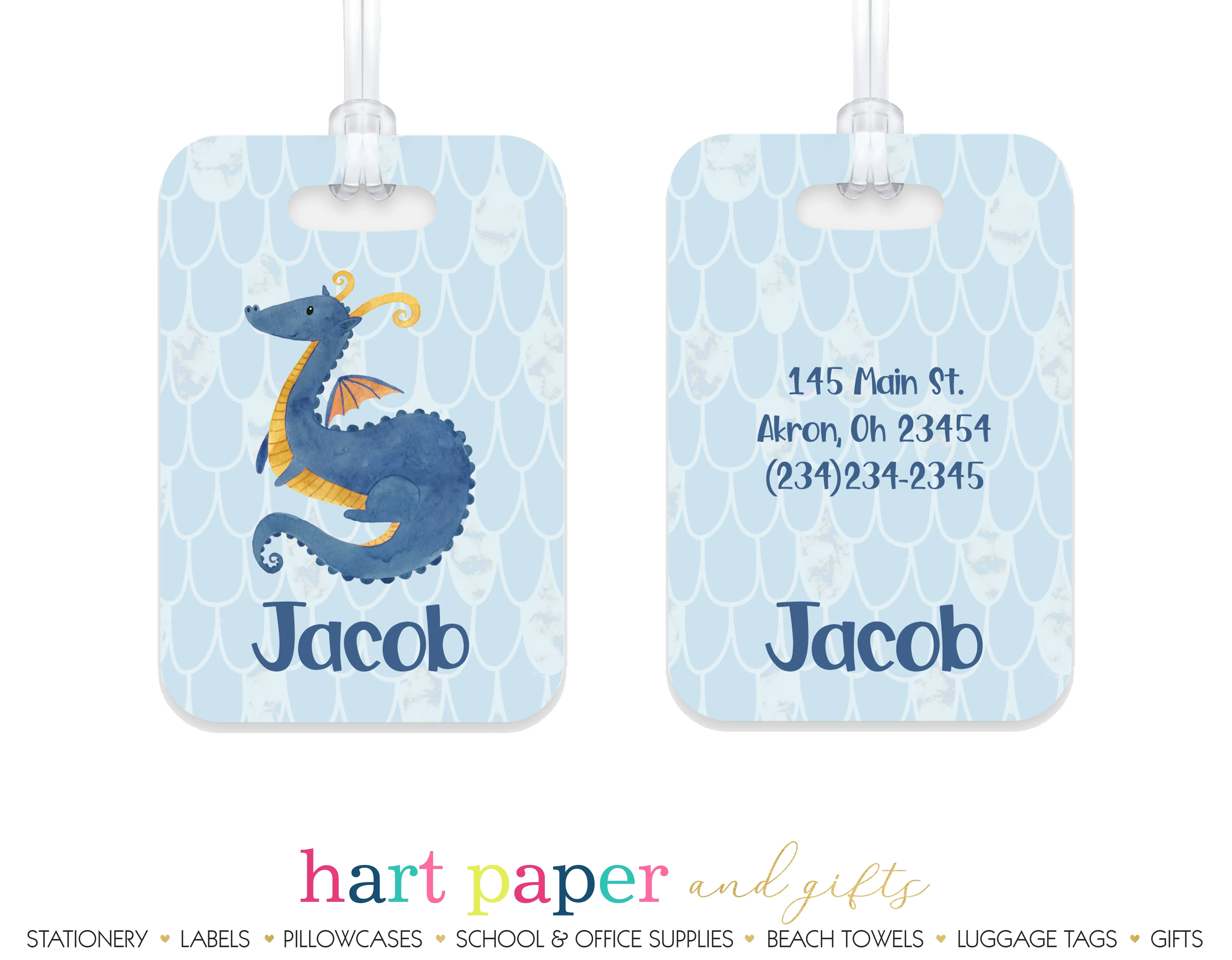 Dragon Luggage Bag Tag