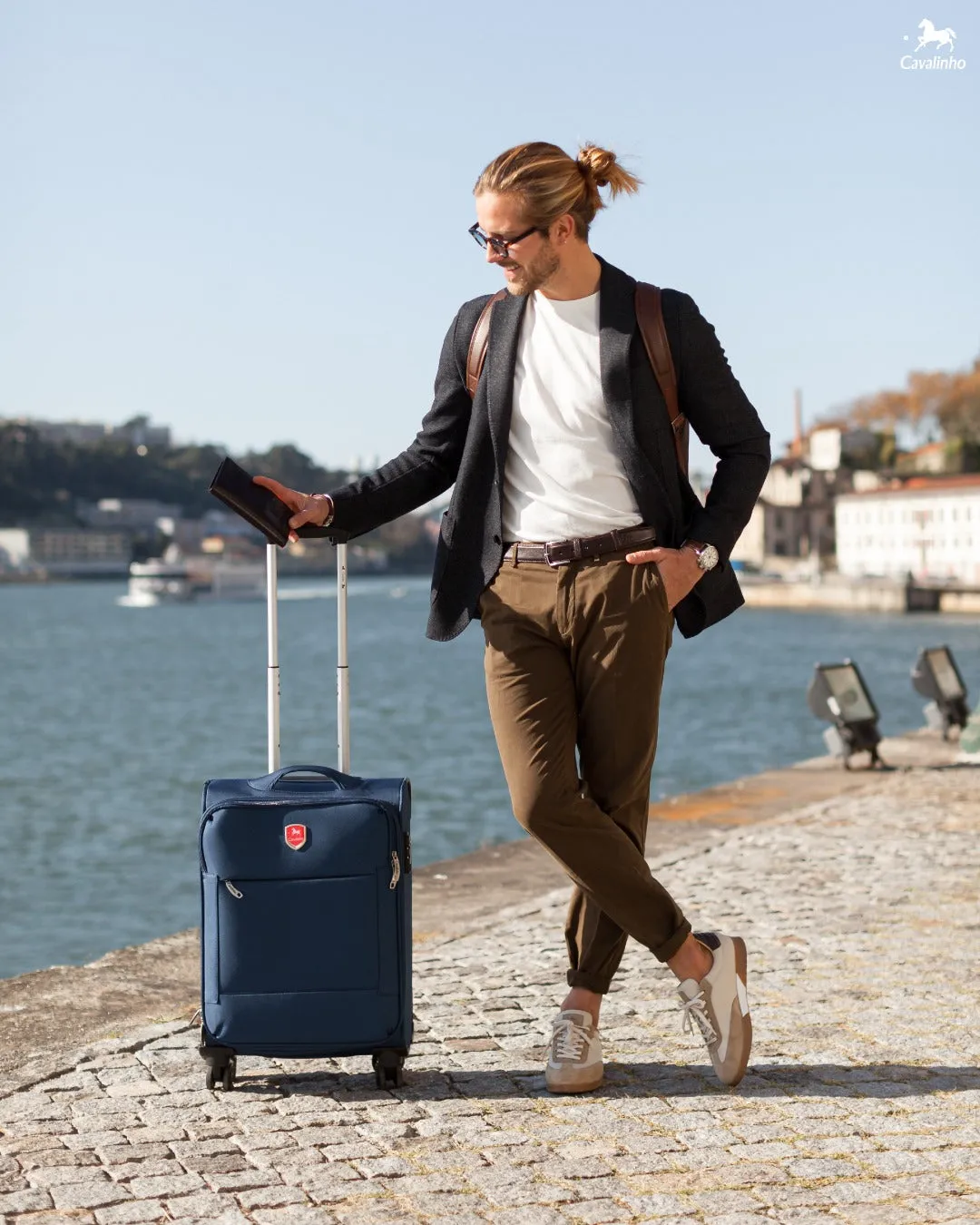 Gold Travel Carry-on 19" Softside Cabin Luggage