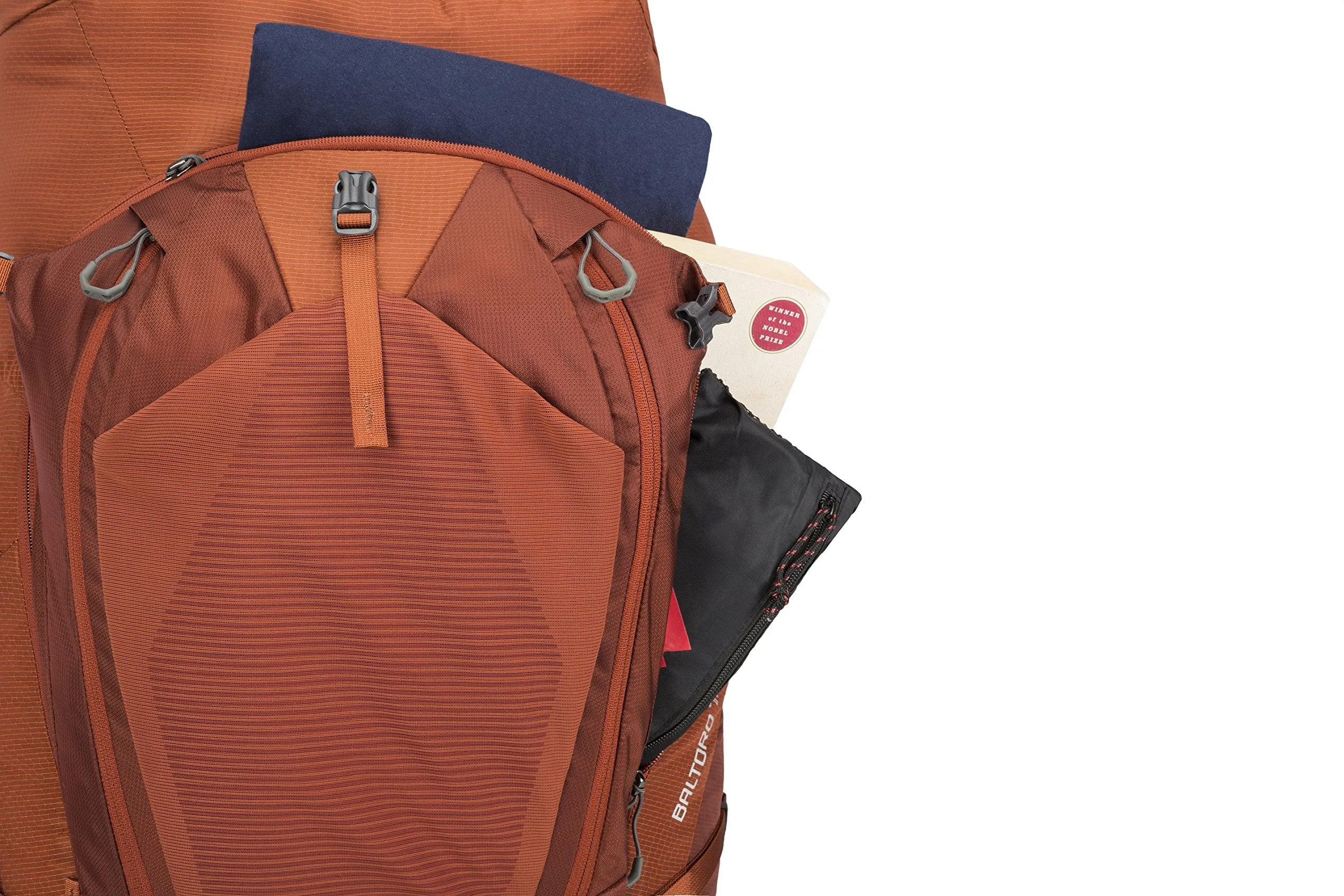Gregory Mountain Products Men's Baltoro 75 Liter Backpack, Ferrous Orange, Small