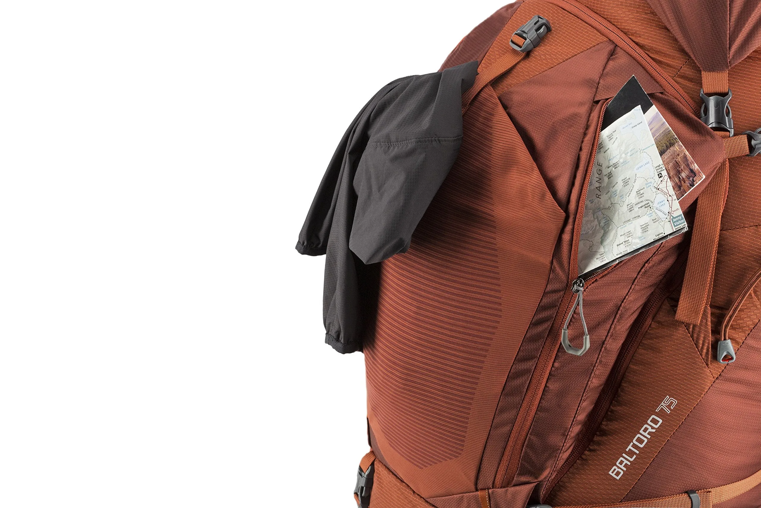 Gregory Mountain Products Men's Baltoro 75 Liter Backpack, Ferrous Orange, Small