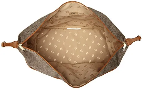 Hartmann Herringbone Luxe Softside Weekend Duffel, Terracotta Herringbone, One Size