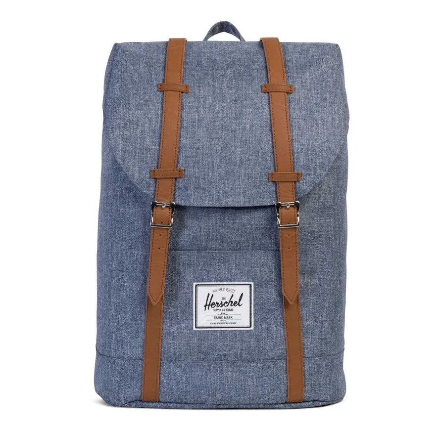 Herschel Supply Co. Retreat Backpack - Dark Chambray Crosshatch