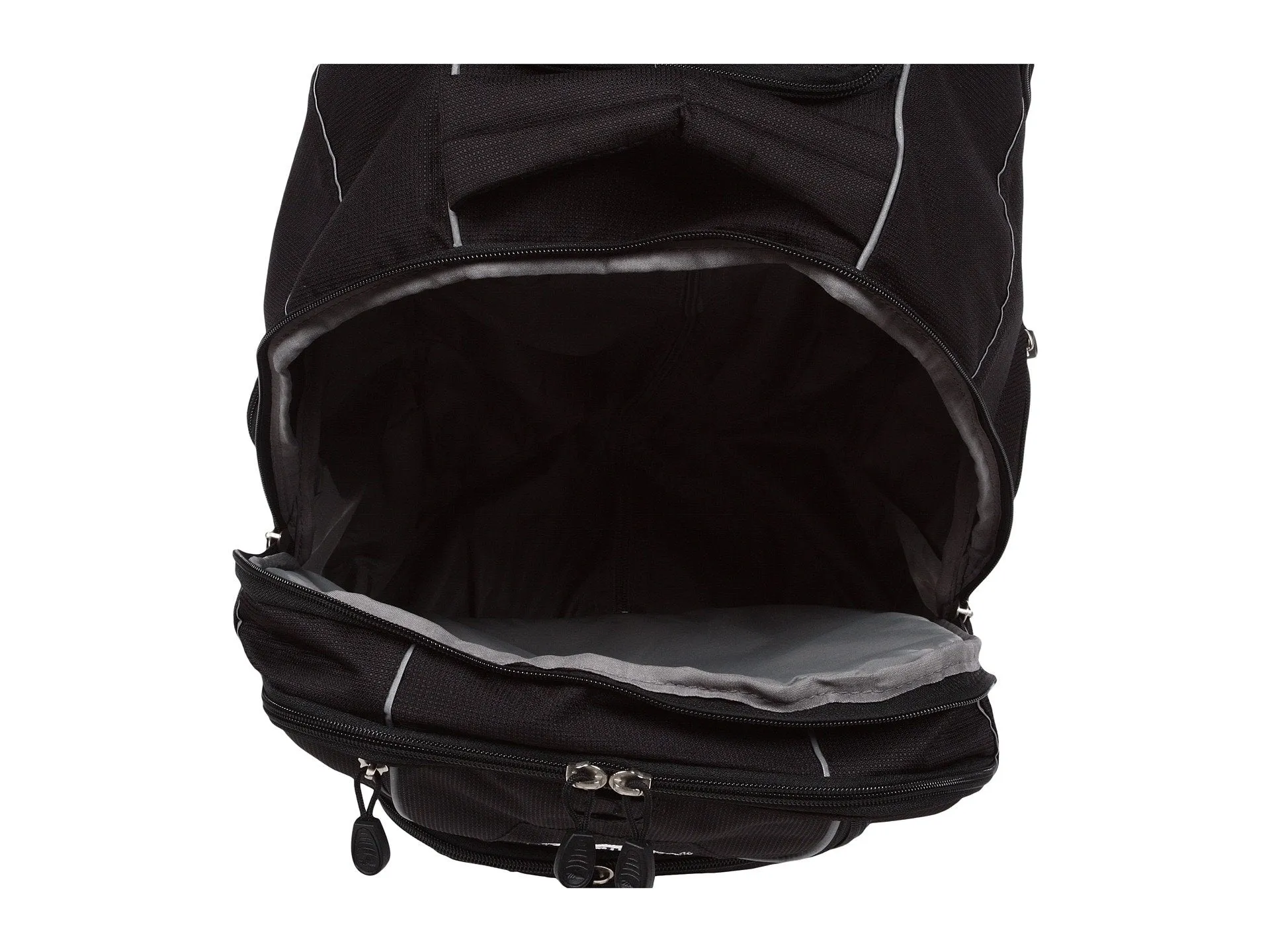 High Sierra Powerglide Lightweight Wheeled Laptop Backpack, fits most 17-inch laptop models, Ideal for High School and College Students Black