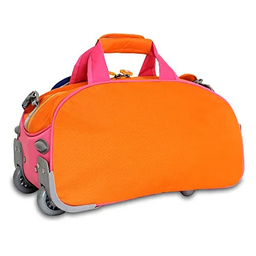 J World New York Paris Kids' Rolling Duffel
