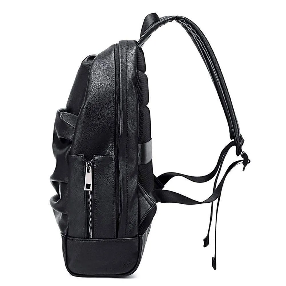 Large Pleated front zip pocket Waterproof Luggage Laptop Backpacks on wheels