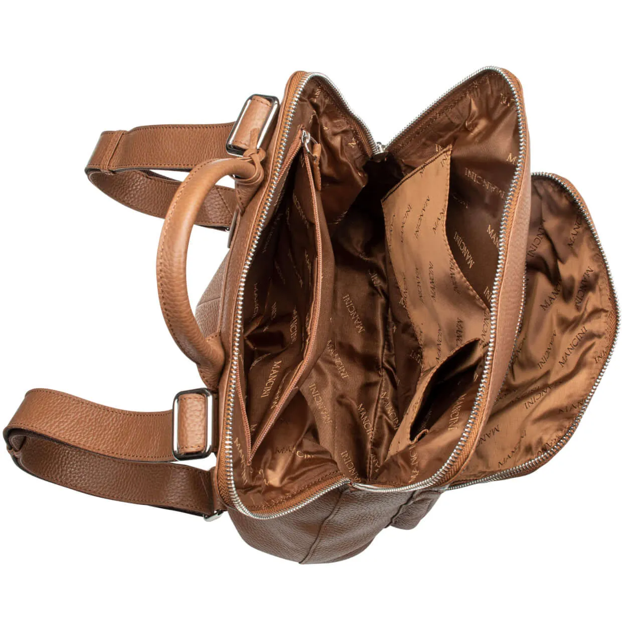 Mancini Pebbled Brigette Backpack