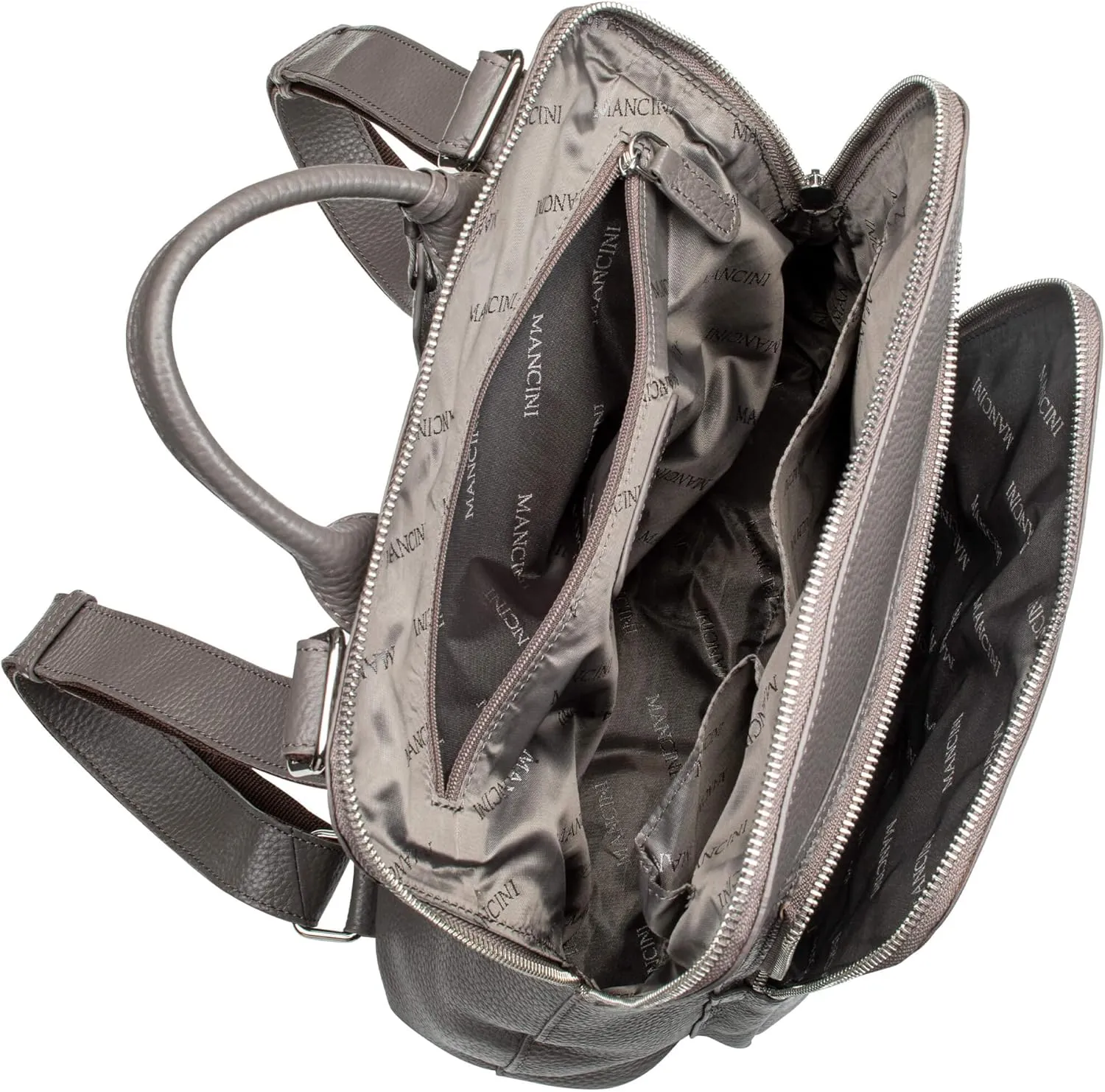 Mancini Pebbled Brigette Backpack