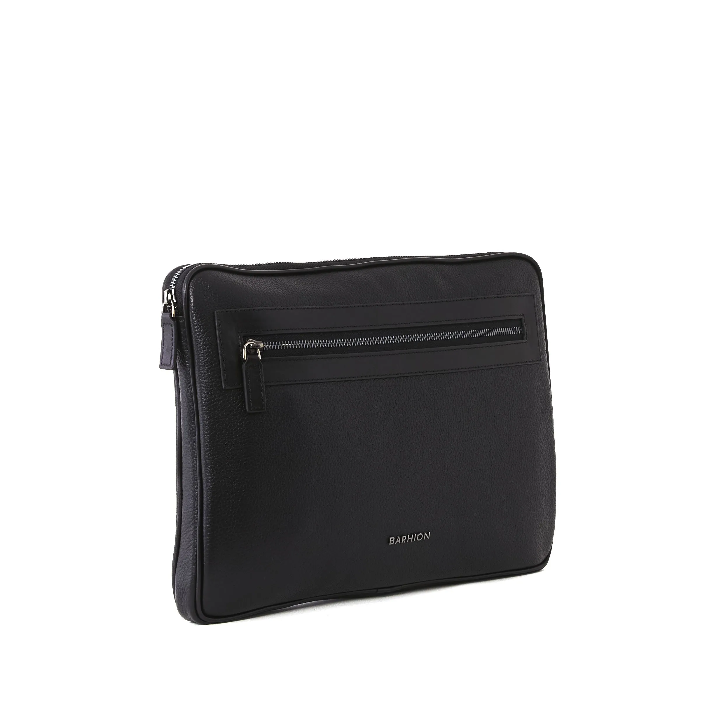 Men's Calf Leather Floater Handmade File Bag U25009