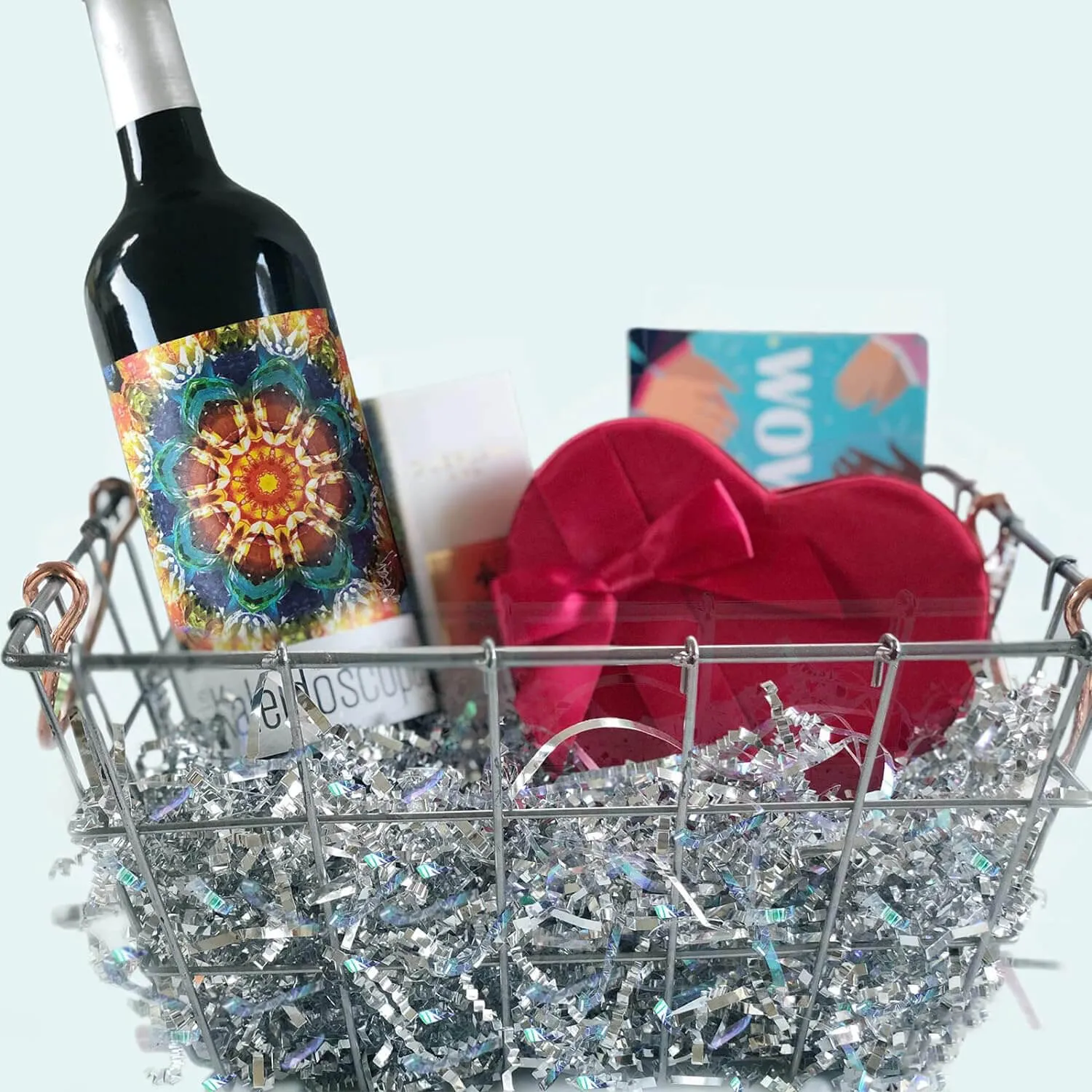 Metallic Silver Crinkle Paper Shredded Gift Basket Filler, 10 LB