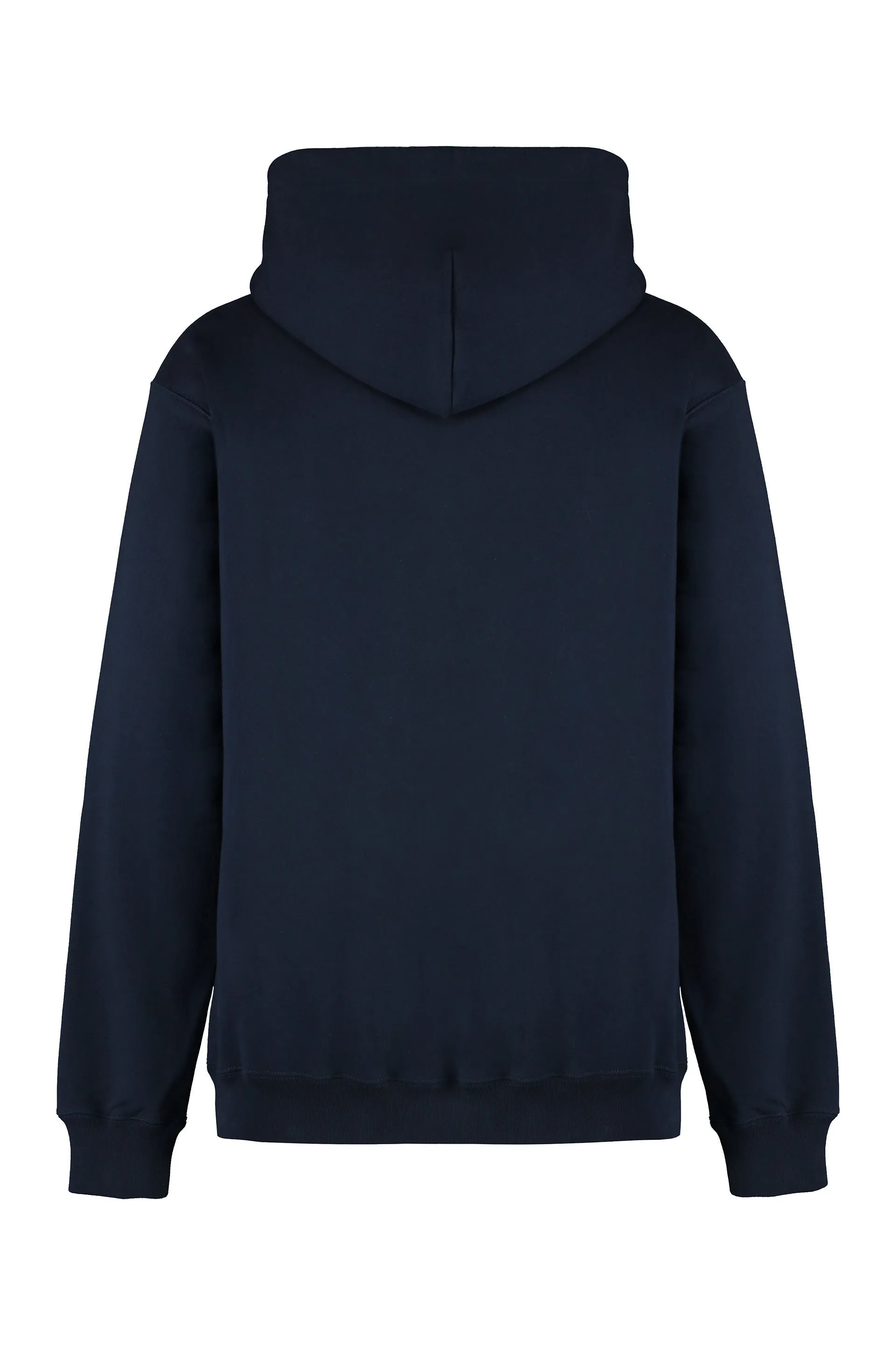 NAVY BLUE HOODIE WITH LOGO
