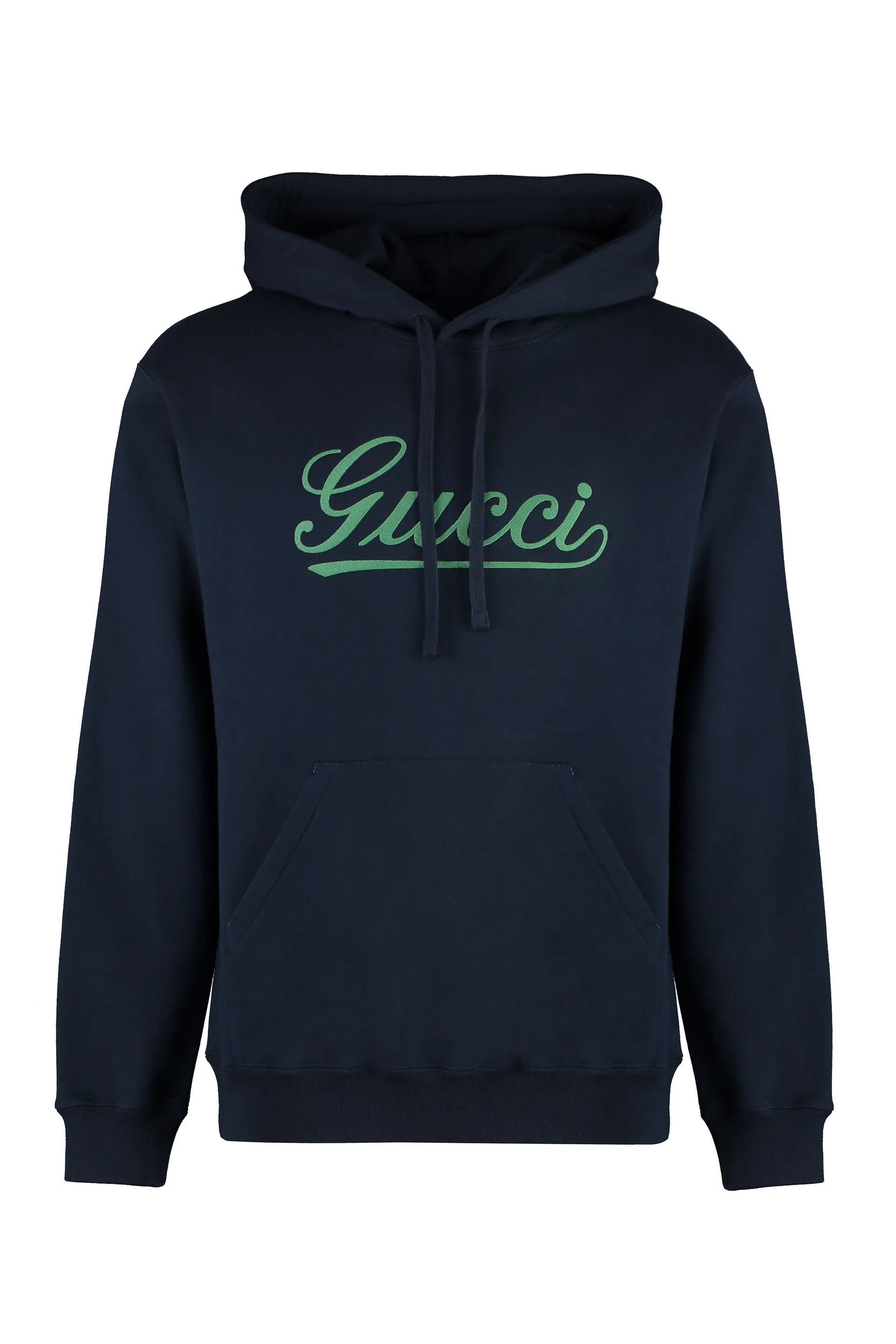 NAVY BLUE HOODIE WITH LOGO