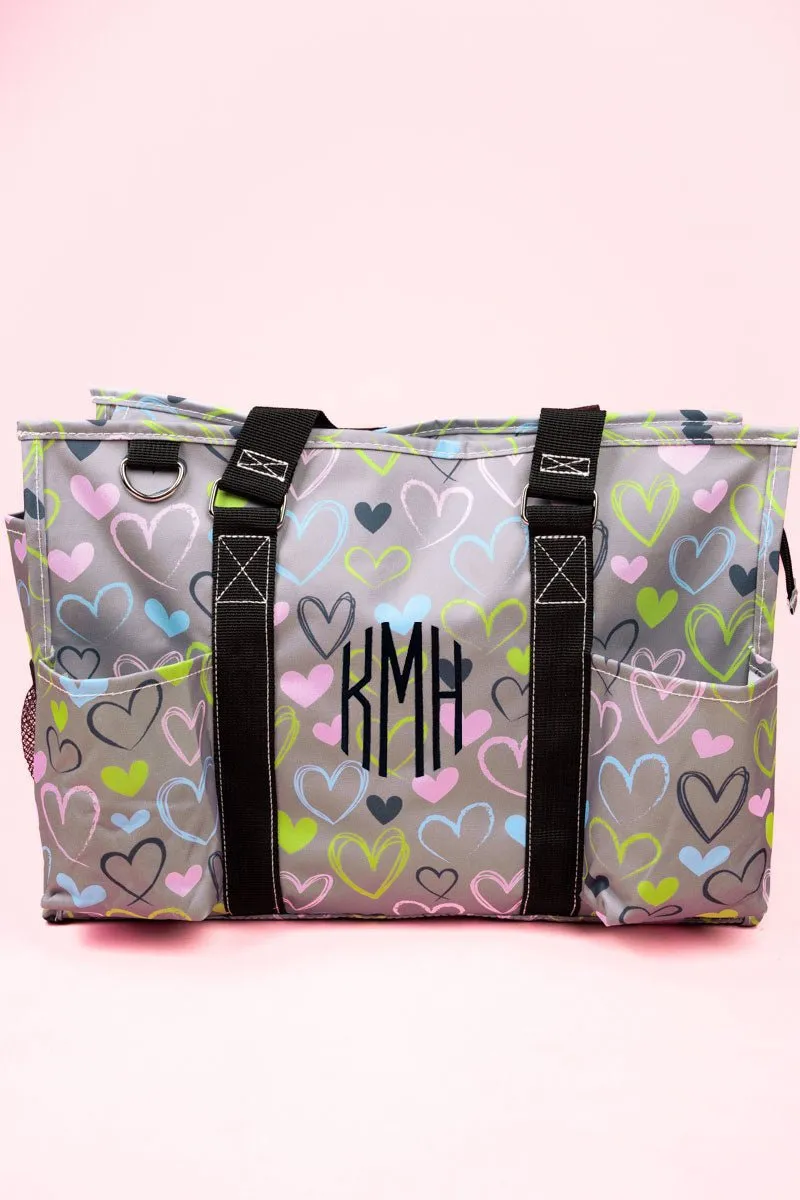 NGIL Heart And Soul Utility Tote with Black Trim