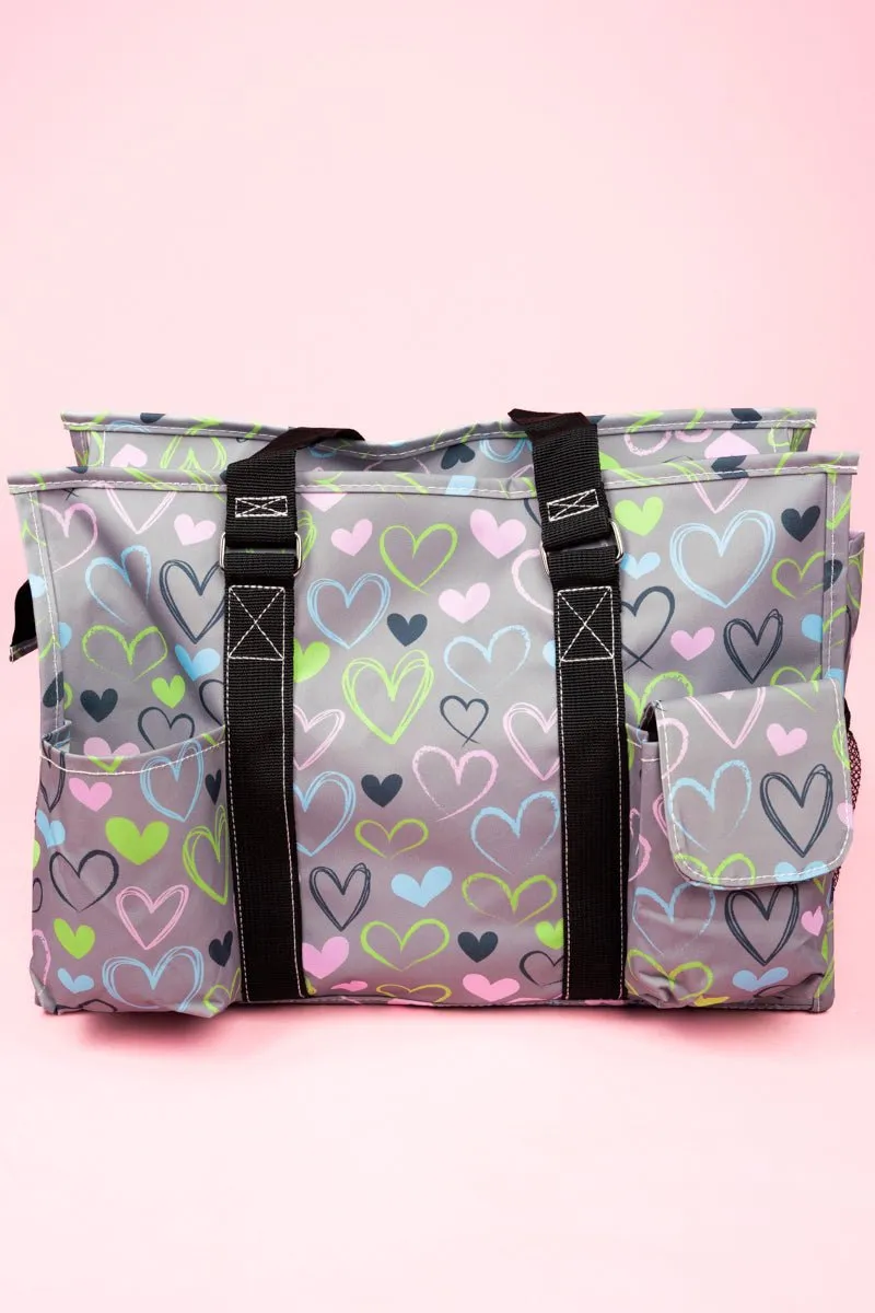 NGIL Heart And Soul Utility Tote with Black Trim