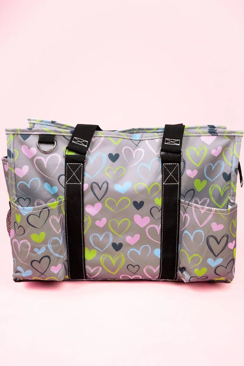 NGIL Heart And Soul Utility Tote with Black Trim
