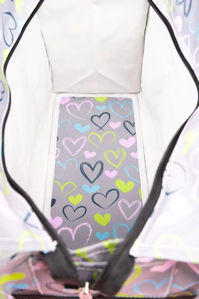 NGIL Heart And Soul Utility Tote with Black Trim