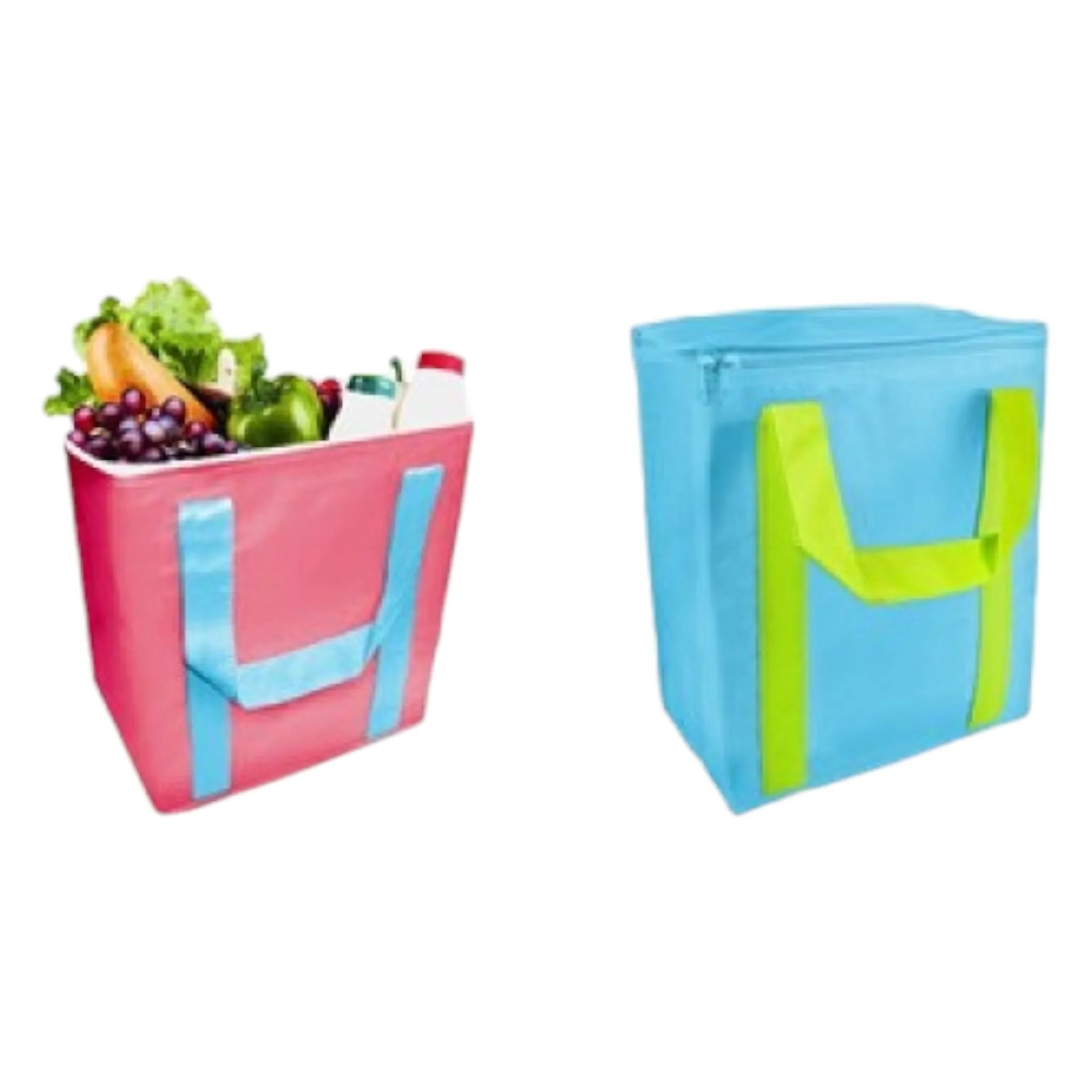 Nylon Cooler Bag 2-Tone  30x18x35cm