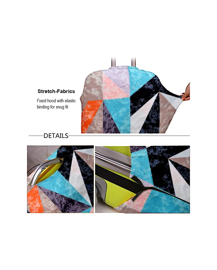 ONLY LUGGAGE COVER | Travel-Friendly Polyester Stretchable Printed Protective Luggage Bag Cover