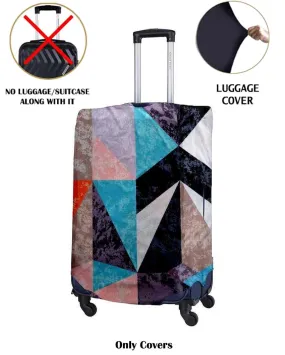 ONLY LUGGAGE COVER | Travel-Friendly Polyester Stretchable Printed Protective Luggage Bag Cover