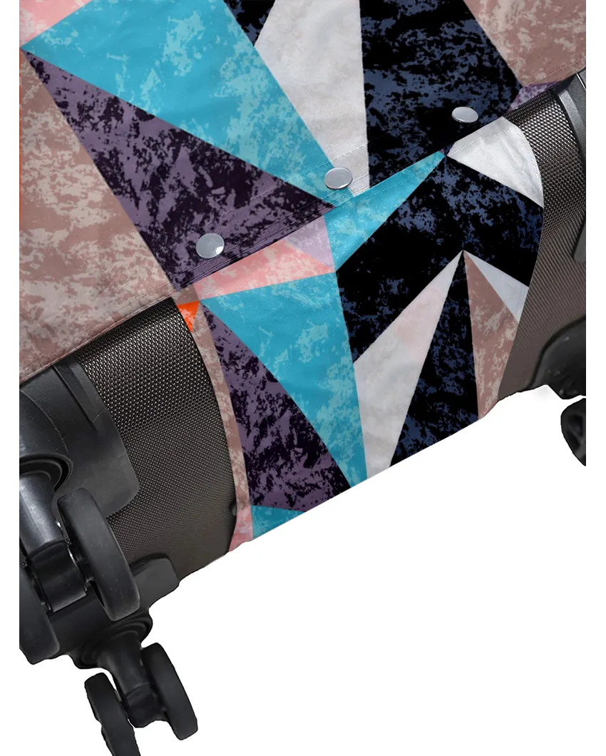 ONLY LUGGAGE COVER | Travel-Friendly Polyester Stretchable Printed Protective Luggage Bag Cover
