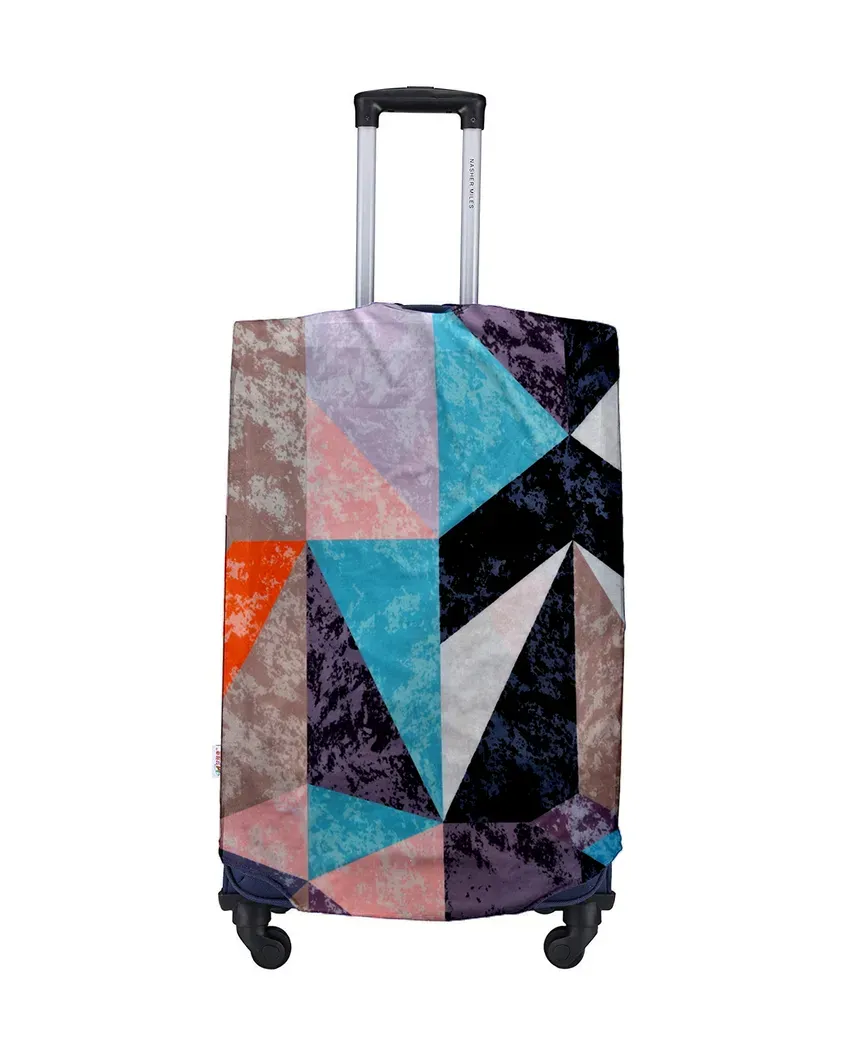 ONLY LUGGAGE COVER | Travel-Friendly Polyester Stretchable Printed Protective Luggage Bag Cover