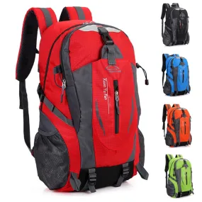 Quality Nylon Waterproof Travel Backpacks Men Climbing Travel Bags Hiking