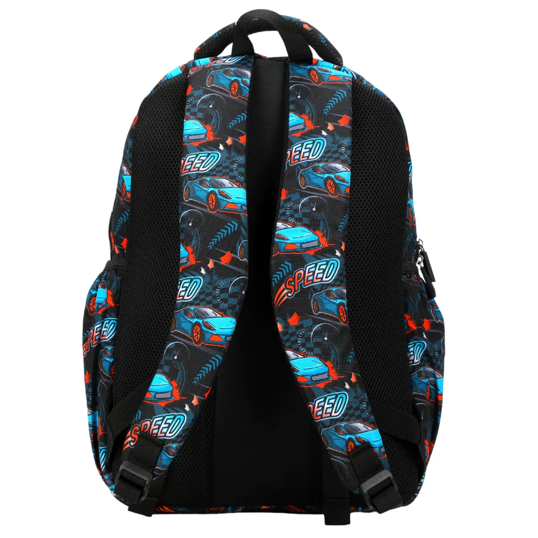 Racing Cars Large Backpack