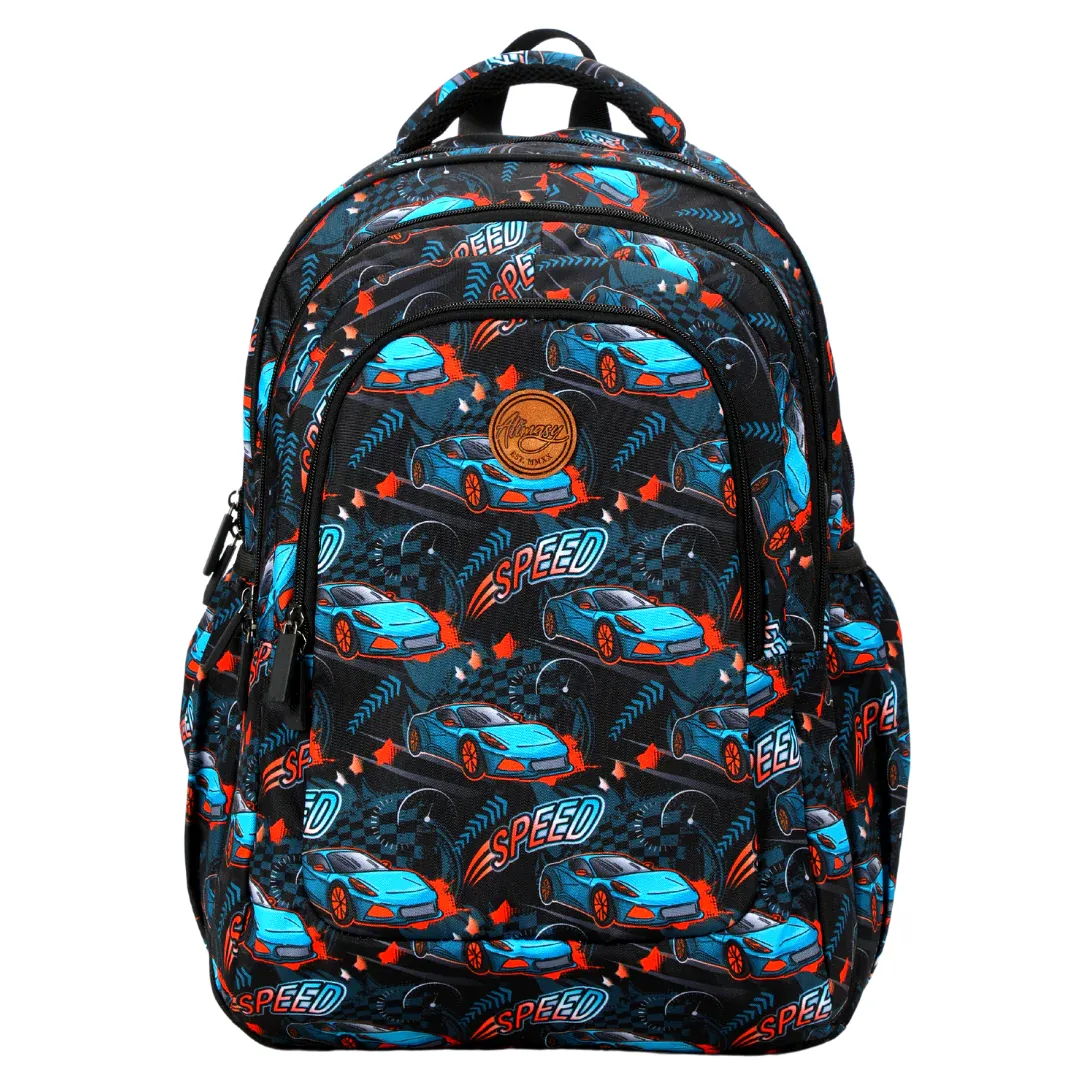 Racing Cars Large Backpack