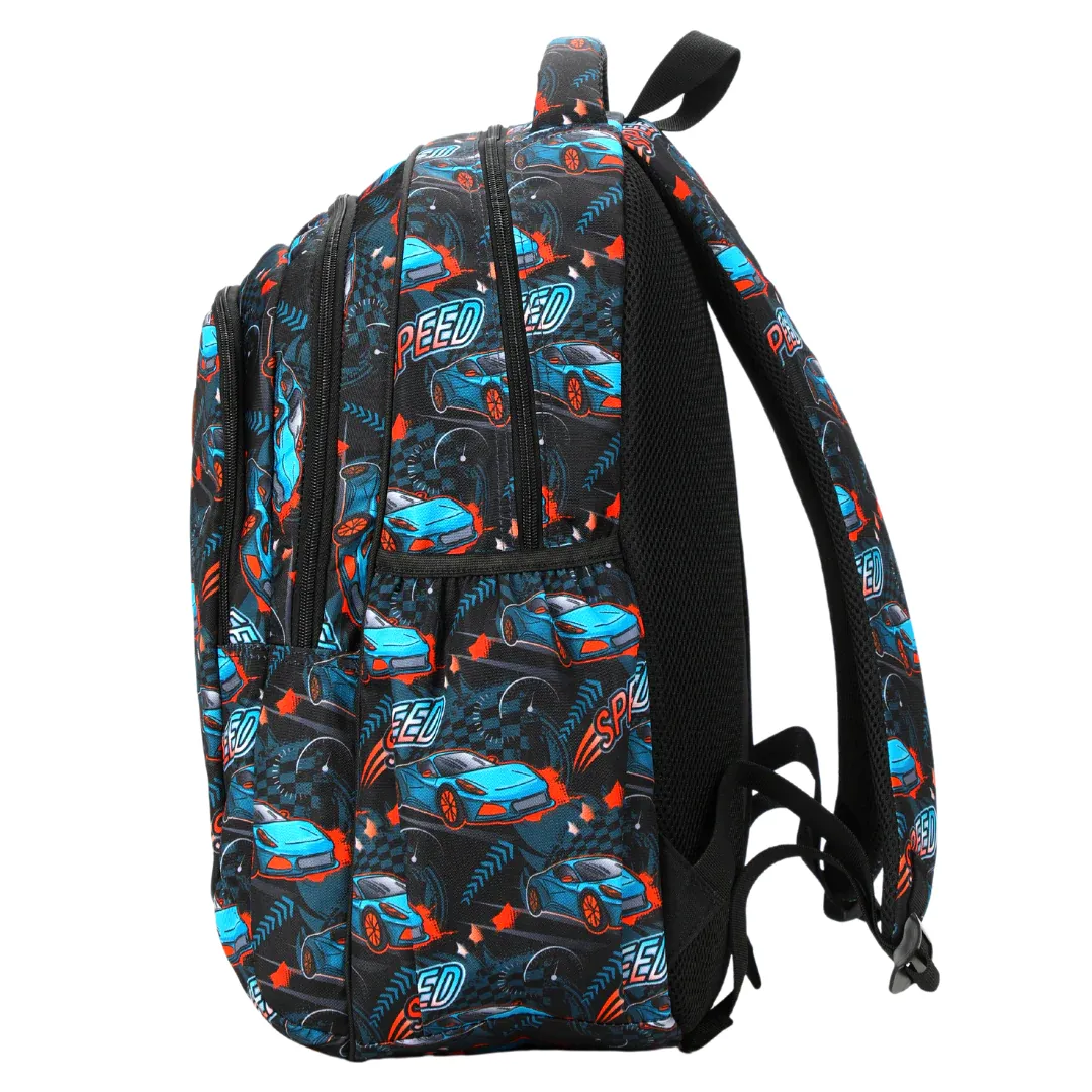 Racing Cars Large Backpack