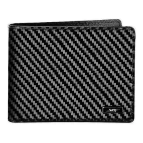 Real Flexible Carbon Fiber Bi-Fold Wallet