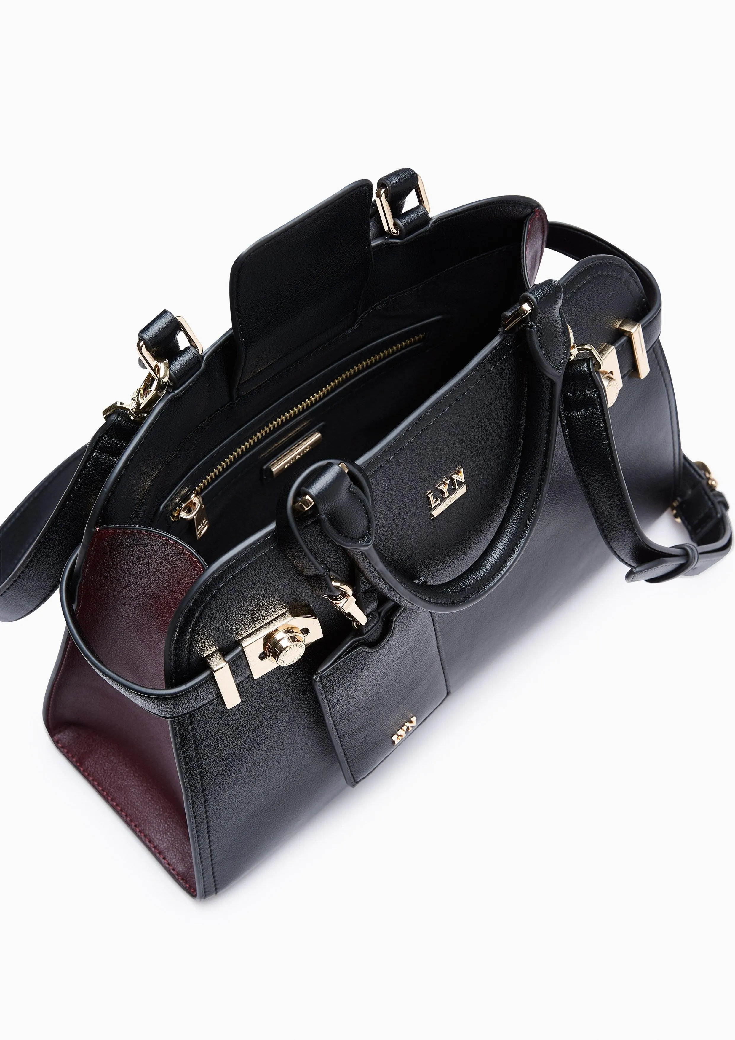 Refine L Tote Bag Black