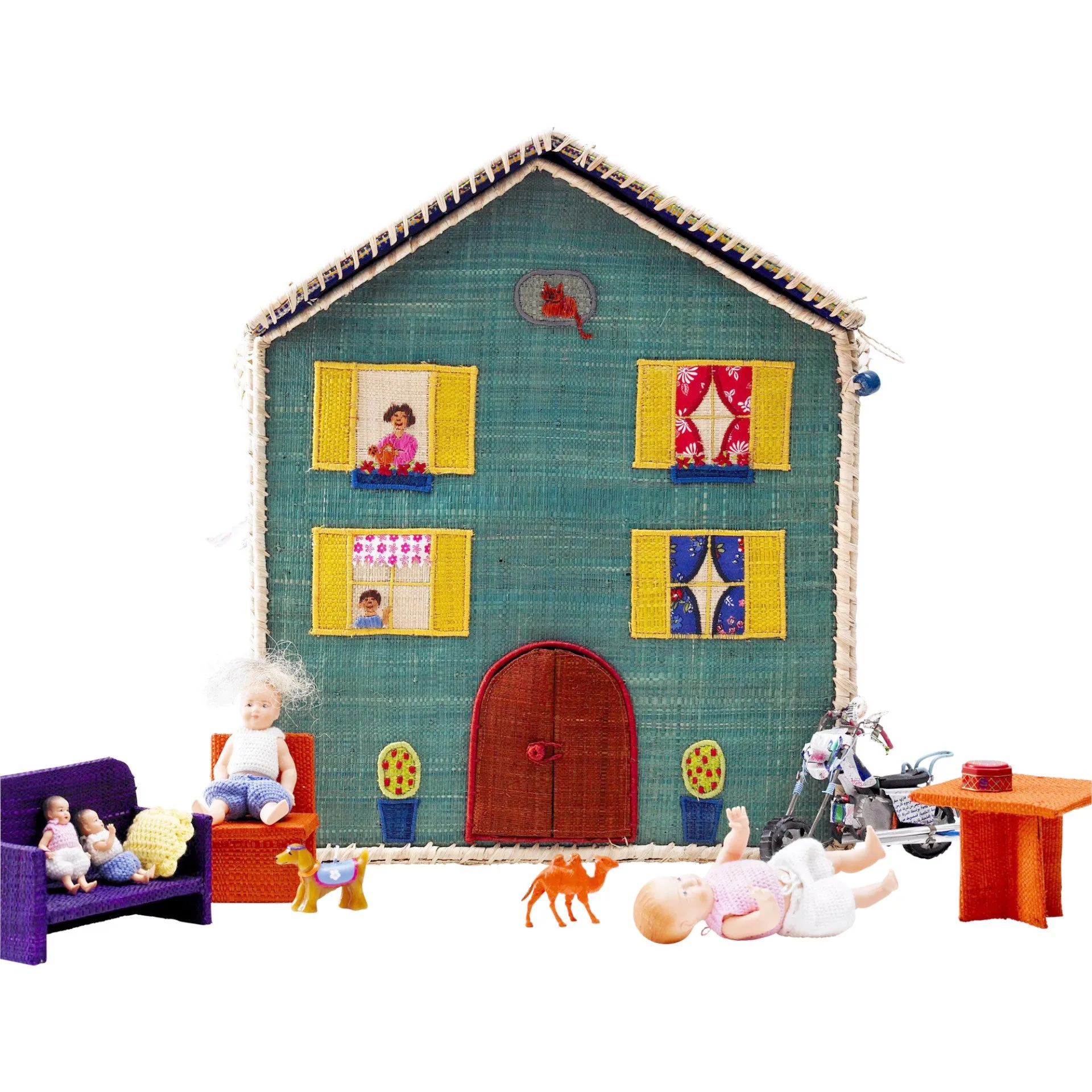 Rice DK Highrise City Medium Toy Basket