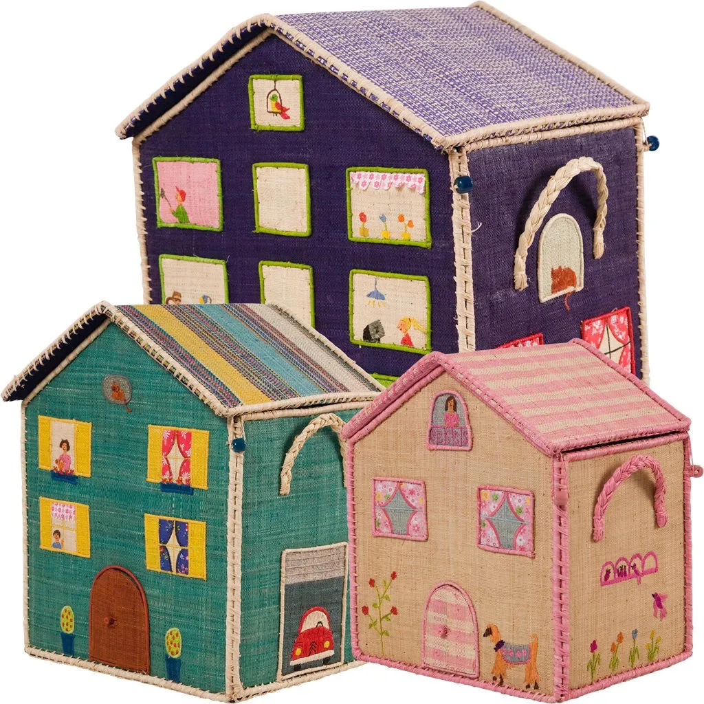 Rice DK Highrise City Medium Toy Basket