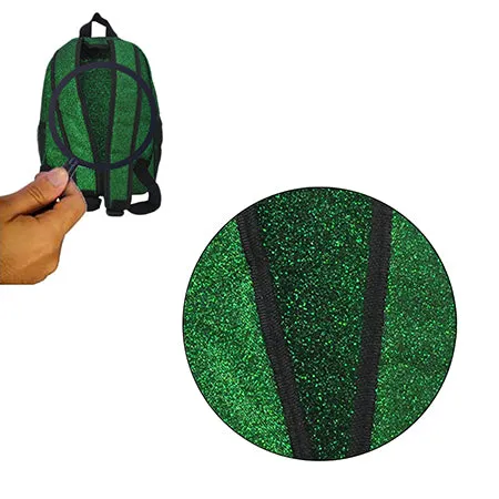 Small Size Green Glitter NGIL Backpacks For Dance and Cheer Competition