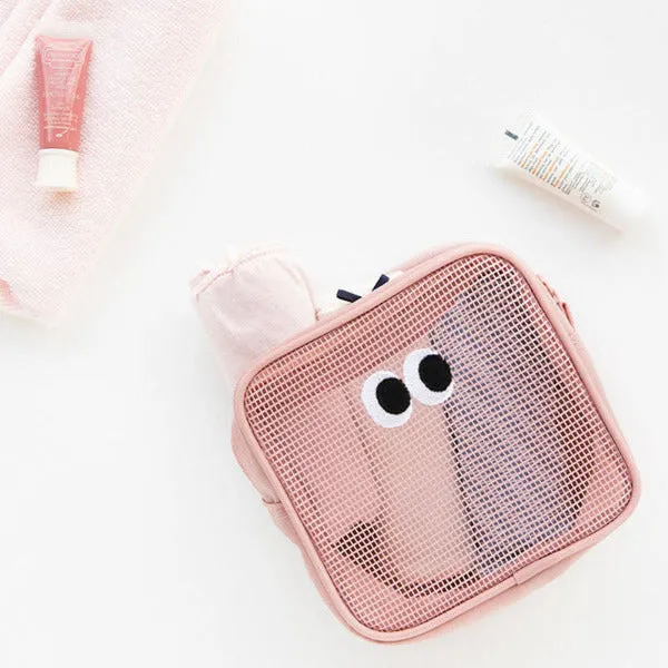 Stylish Mesh Makeup Bag - Organize Your Beauty Essentials