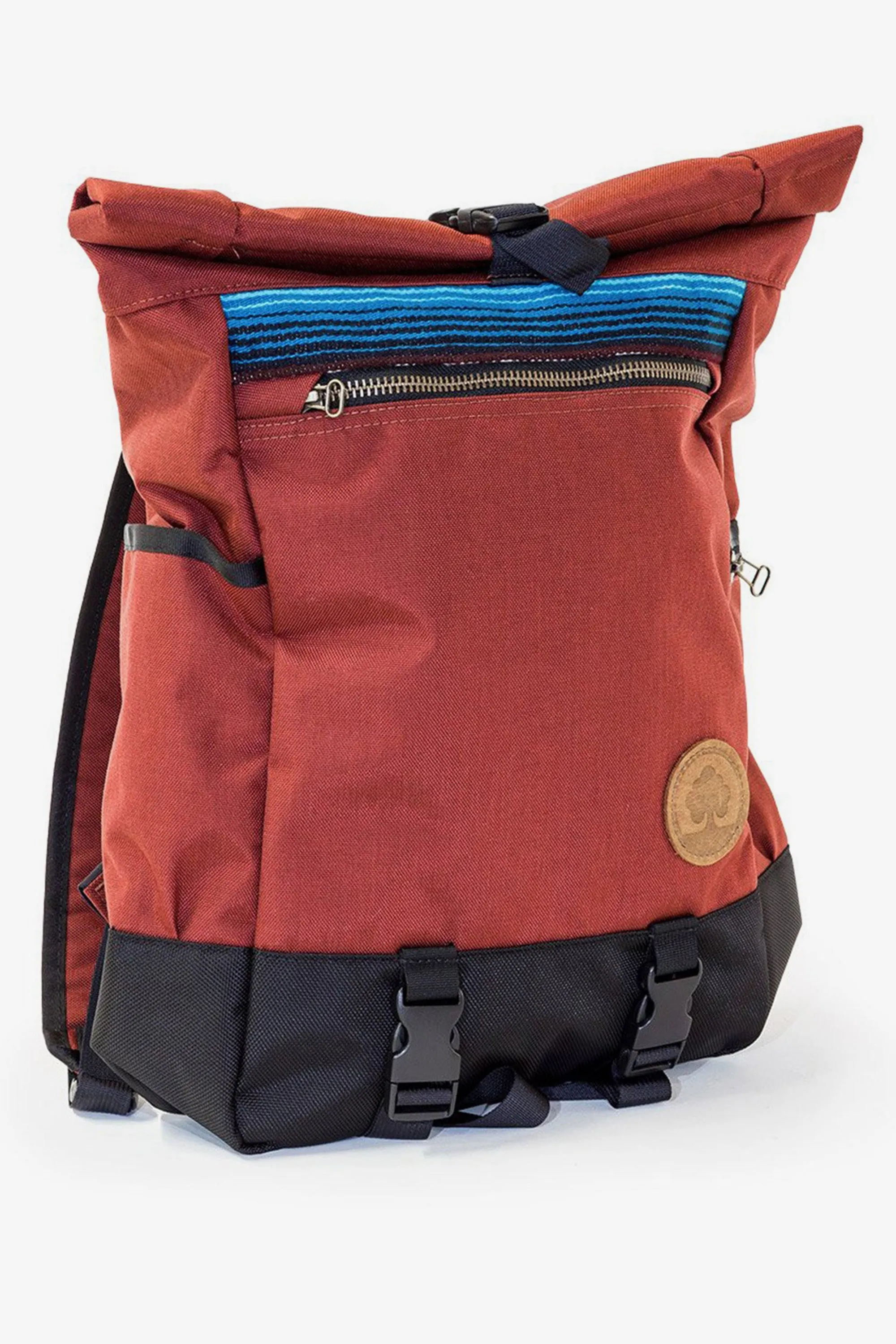 Sycamore Roll Top Backpack - Brick