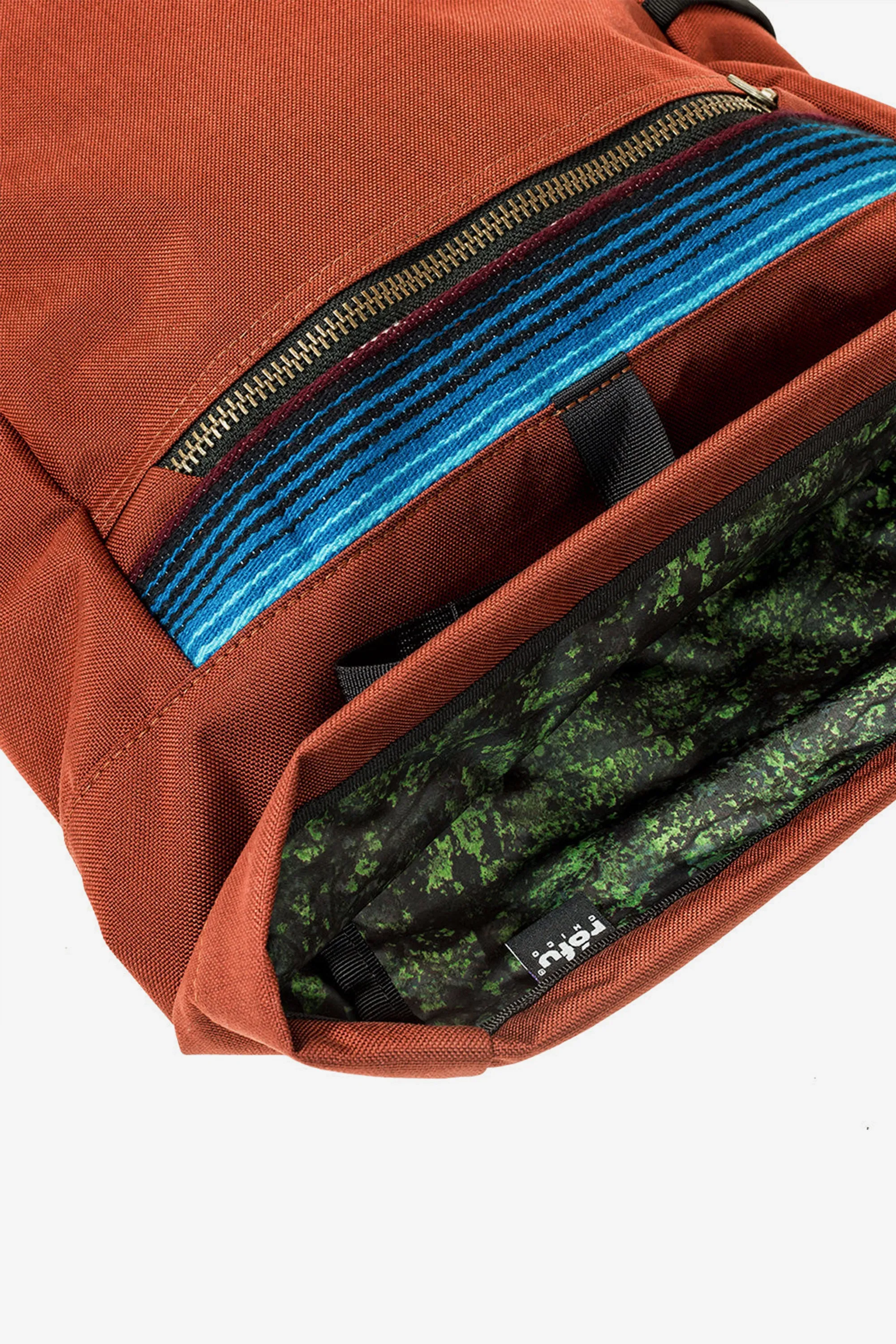 Sycamore Roll Top Backpack - Brick